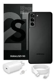Samsung Galaxy S21 Plus 5g 128 Gb 8 Gb Ram Negro Con Caja Original Nuevo Abierto