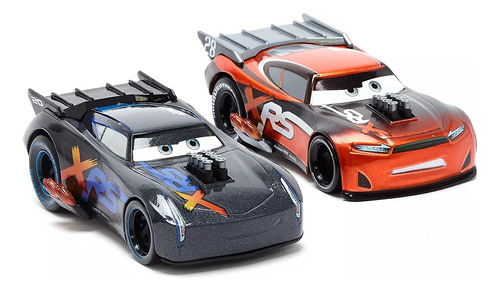 Jackson Storm+ Tim Treadless Pull Back Set De Metal - Disney