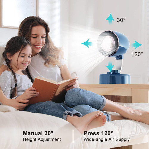 Ventilador De Escritorio Elingmor Turbo Force De Mesa Con Ar