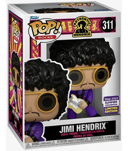 Funko Pop! Rocks: Jimi Hendrix (311) Summer Convention 2023