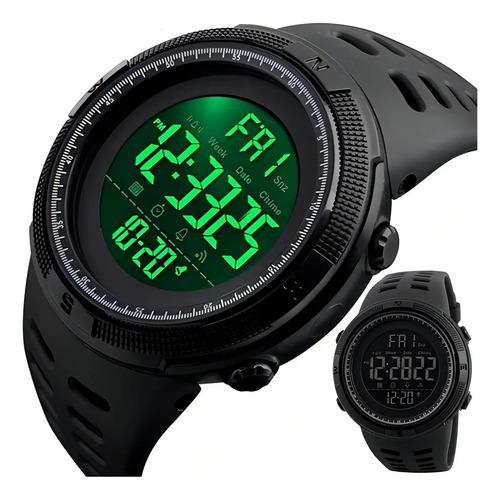 Relógio Masculino Top Cor da correia Preto Cor do bisel Preto Cor do fundo Preto