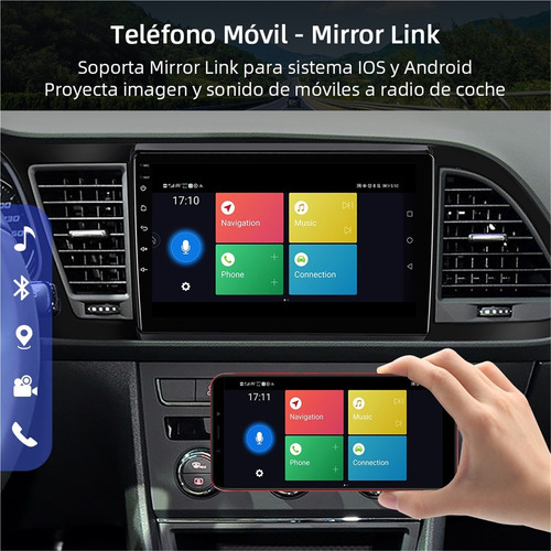 Estéreo Android For Seat Leon 3 Mk3 2012-2020 Cámara Gps Bt