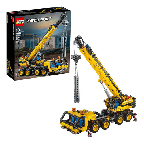 Lego Technic 42108 - Kit De Construcción De Grúa Móvil