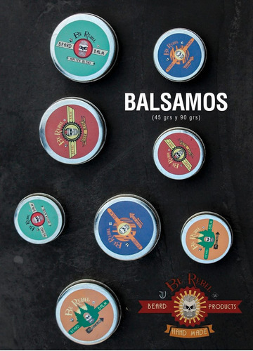 Balsamo - Cera Para Barba Be Rebel Varios Blends Zona Caba