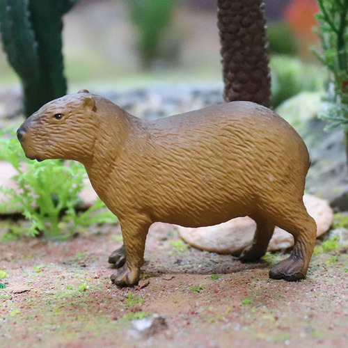 4 Simulación Capybara Figuritas Juguetes Capybara Estatua