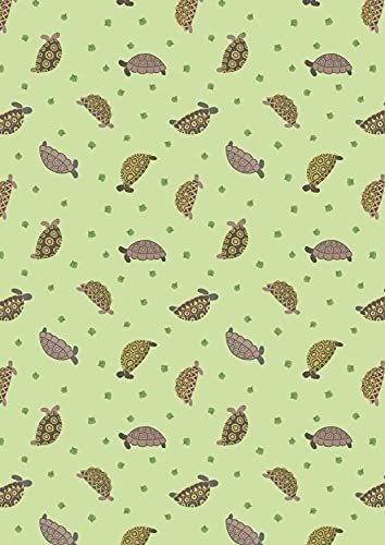 Lewis &amp; Irene Small Things Pets Fabric Collection Tortug