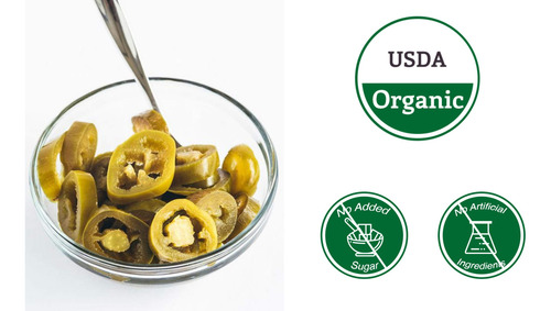 Rebanadas Orgánicas De Nacho De Jalapeño Caliente 326 G