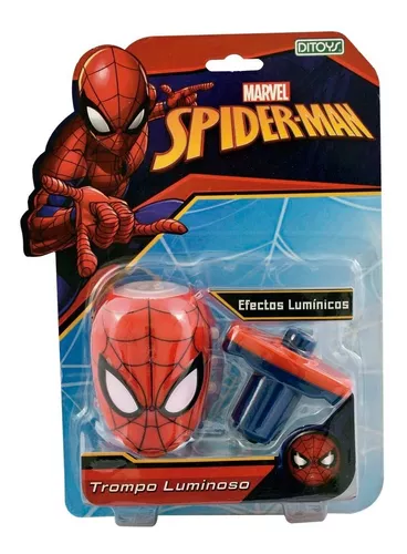 Trompo Luminoso Spiderman Marvel Ditoys Original 2101