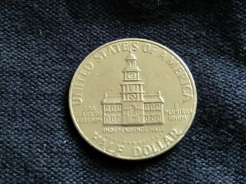Moneda Estados Unidos Medio Dólar 1976