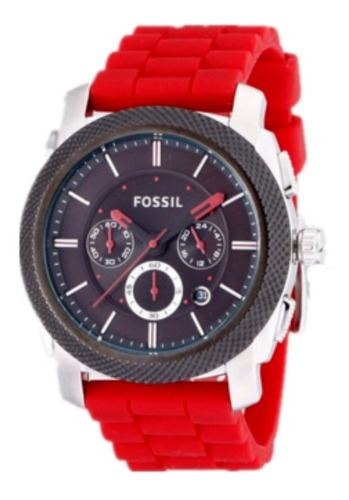 Relógio Fossil Masculino Ffs4598z Vermelho