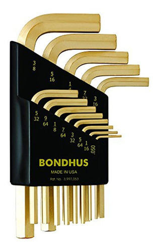 Bondhus Acabado Goldguard? Hexagonal Corto Longitud Tamaño