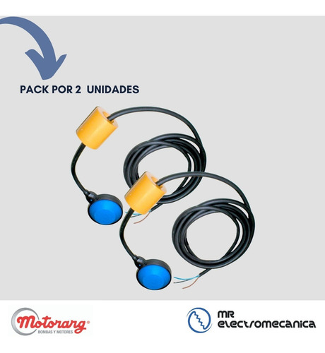 Imagen 2 de 10 de Flotante Motorarg Automático Tanque Cisterna 3 Mts Cable Flo