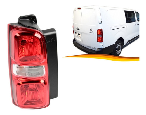 Farol Trasero Izquierdo Citroen New Jumpy 2017 En Adelante