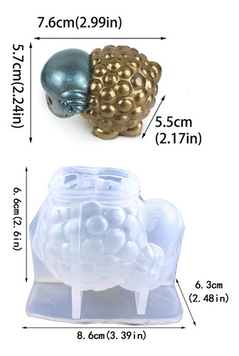 . Moldes De Resina De Oveja For Hacer Velas Perfumadas Con