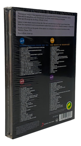 Box Elvis Presley - Close Up (edição 2018) - 4 Cd + Livro Versão Do Álbum Edição Limitada