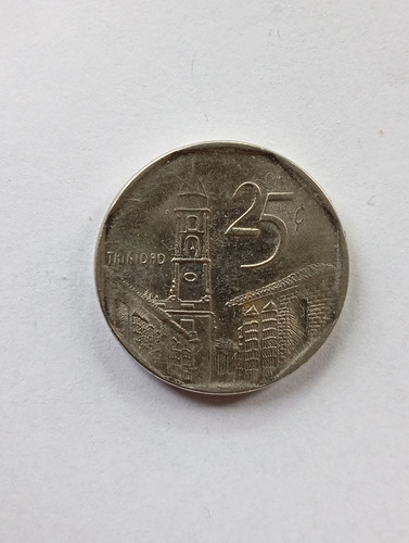 Moneda Cuba 25 Centavos 2008 Trinidad (&298 (Usado)