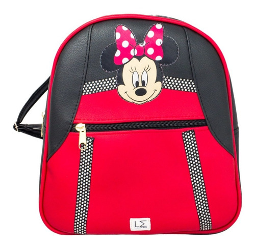 Imagen 3 de 6 de Combo De Bolso, Lonchera, Cartuchera Y Porta Termo Minnie