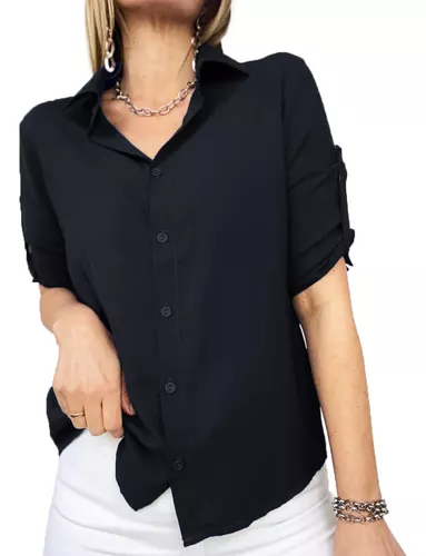 Camisa Negra Para Dama - Compra Online Camisa Negra Dama .co