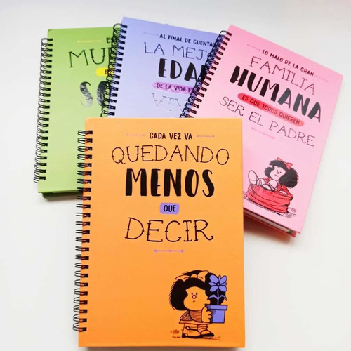 Imagen 2 de 3 de Cuaderno Agenda Mafalda A5 Ideal Regalo !! 16314