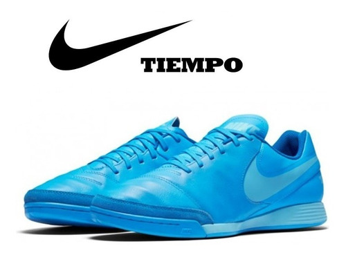 Zapatillas Nike Tiempo Genio Celestes Para Losa Nuevas | Mercado Libre