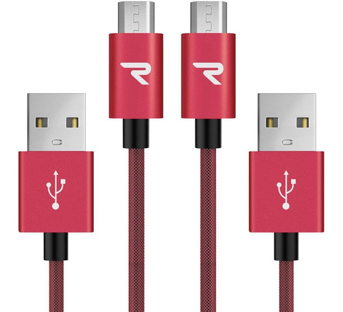 Cable Micro Usb 3 3 Pies 2 Pack 2 4a Alta Velocidad And...