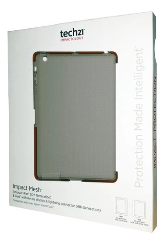 Case Tech21 Impact Mesh Para iPad 2 3 4 Compatible C/ Cover