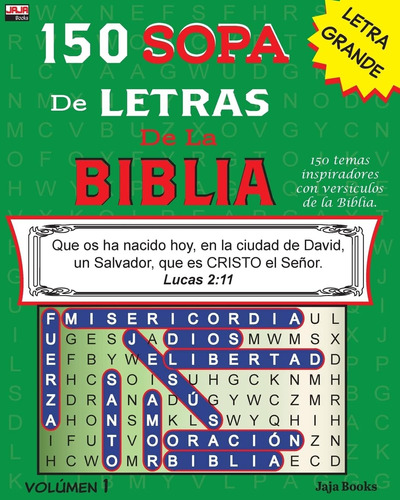 Libro: 150 Sopa De Letras De La Biblia, Volúmen 1 (spanish B