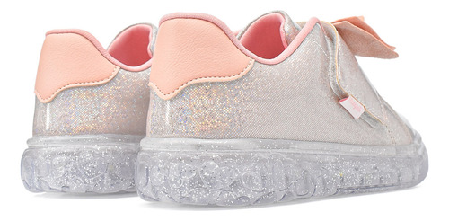 Zapatilla Luces Nena Velcro Impermeable Comodo Stone 2833