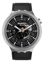 Comprar Reloj Swatch Sb07s105 Dark Irony Color de la malla Negro Color del bisel Gris Color del fondo Negro