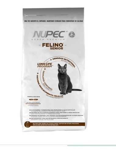 Imagen 1 de 1 de Nupec® Alimento Para Gato Croqueta Felino Senior 3 Kg