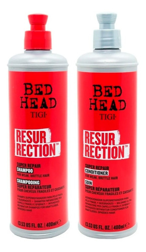 Kit Tigi Bed Head Resurrection Shampoo Enjuague Chico Local