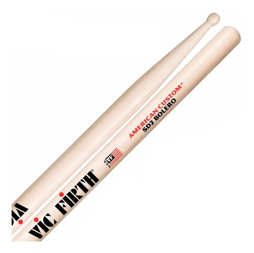 Palillos Bateria Vic Firth Sd2 Bolero Punta Madera