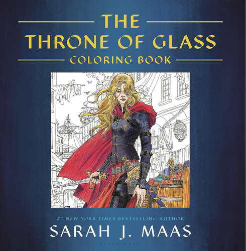 Libro The Throne Of Glass Coloringinglés