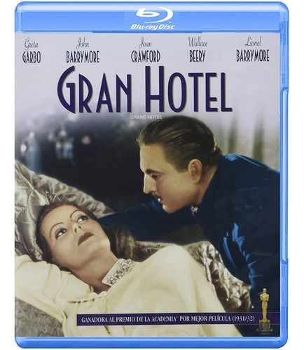 Gran Hotel Blu Ray Greta Garbo (1932) Película Nuevo