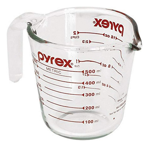 Vaso Medidor 500ml(2cup - 16oz) Pyrexng - 6001075 Color Transparente