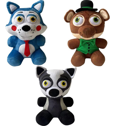 3pcs/set Fnaf Five Nights At Freddy's Muñeca Peluche Juguete