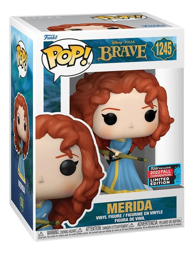 Funko Pop Merida 1245 Brave Disney Comicon Nycc 2022