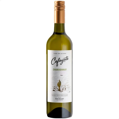 Vino Cafayate Chardonnay Etchart Blanco 750ml Salta Botella