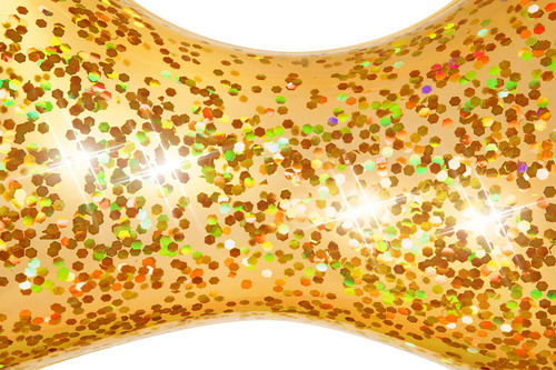 Flotador Inflable Glitter Corazón O Estrella Bestway Dorado Amarillo