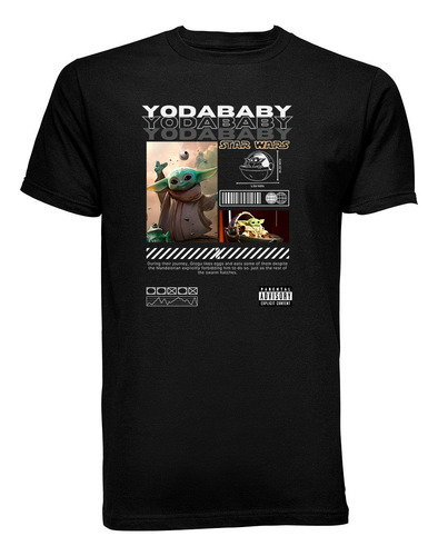 Playera Camiseta Star Wars Baby Yoda Grogu Coleccion 02