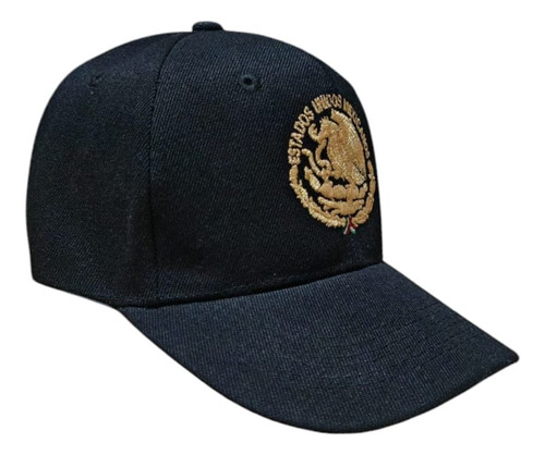 Gorra Gabardina Seguridad Privada Con Bordado Negro Unitalla Escudo Nacional
