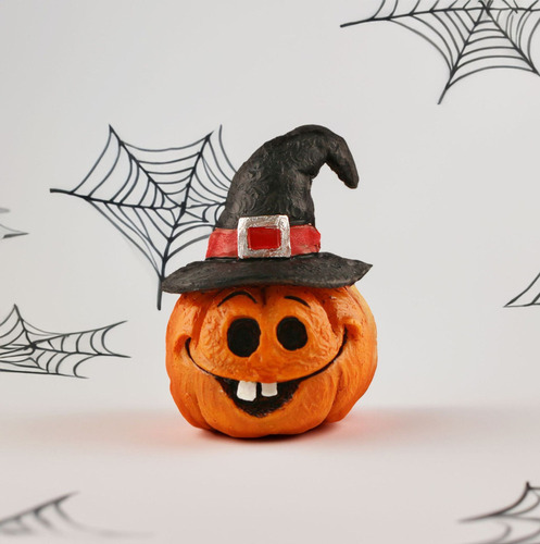 Decoración Espeluznante De Halloween Con Cabeza De Calabaza