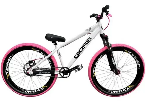 Bicicleta Gios 4trix Branca/rosa 26 Single Wheeling/grau | Frete grátis
