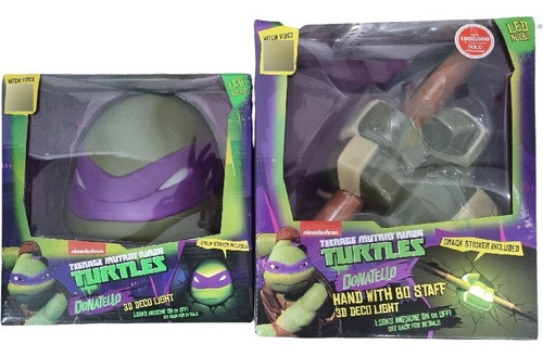 Lampara De Pared Donatello Tortugas Ninjas 3d