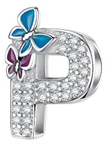 Comprar Dijes De Plata Esterlina S925 De Letras Az Con Piedras De