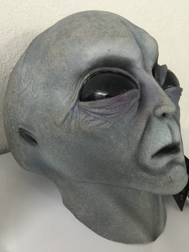 Imagen 3 de 6 de Máscara De Látex Area 51 Extraterrestre Alien Alienígena
