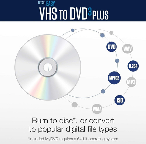 Roxio Easy De Vhs A Dvd Para Mac Vídeo A Dvd De Vhs, Hi8, V8
