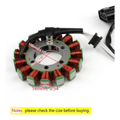 * Estator Para Kawasaki 09-17 Zx600r Ninja Zx6r 21003-0083