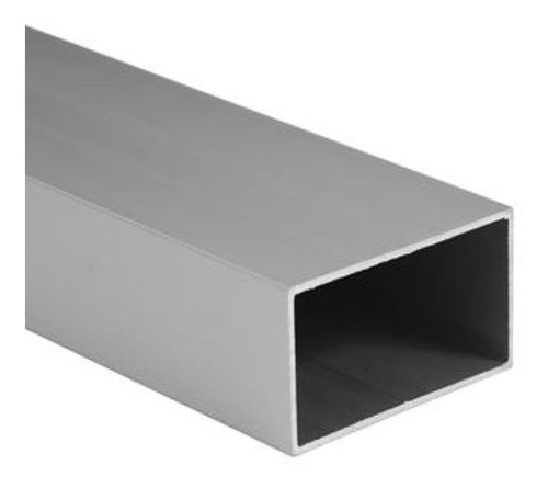 Perfil De Aluminio Tubo Rect 50x25mm Aluminio-largo X 2 Mts