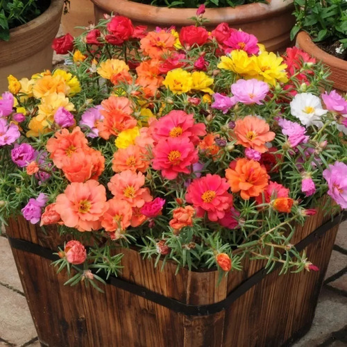 2000 Sementes Da Flor Onze Horas Dobradas E Triplas Sortidas